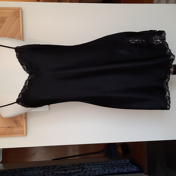 Victoria's Secret Other - Victoria's s Secret Satin Black Nighty